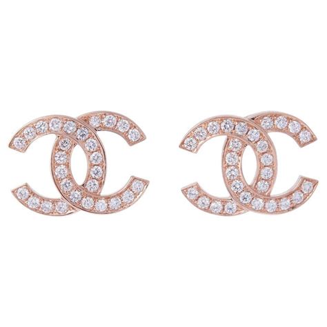 double c chanel earrings|chanel double c diamond earrings.